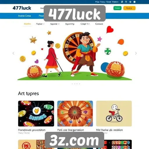 Acessibilidade e suporte ao usuário no site 477luck